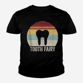 Vintage Retro Tooth Fairy Dental Dentist Youth T-shirt - Monsterry AU