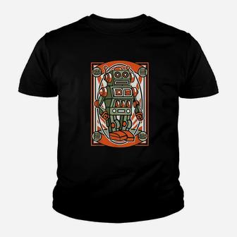 Vintage Robot Youth T-shirt | Crazezy