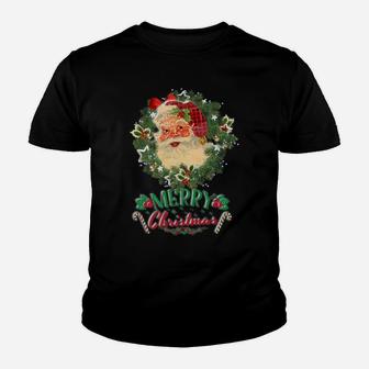 Vintage Santa Claus St Nicholas Old Fashioned Christmas Youth T-shirt | Crazezy