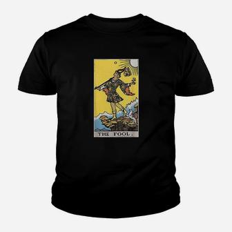 Vintage Tarot Card The Fool Youth T-shirt | Crazezy UK