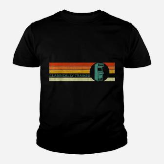 Vintage Video Games Classically Trained - Gamer Retro Youth T-shirt | Crazezy