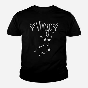 Virgo Zodiac Sign Horoscope Stars August September Birthday Youth T-shirt | Crazezy
