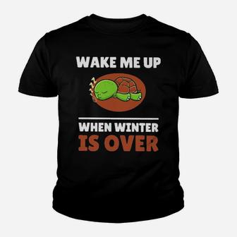Wake Me Up When Winter Is Over Youth T-shirt - Monsterry UK