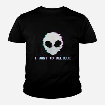 Want To Believe Youth T-shirt | Crazezy CA