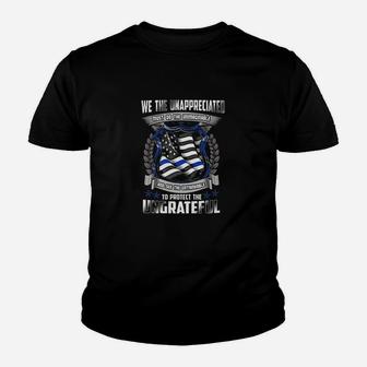 We The Unappreciated Must Do The Unimaginable Police Youth T-shirt | Crazezy CA