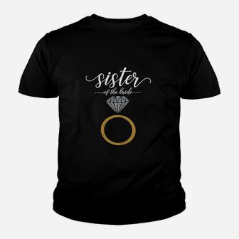 Wedding Bridal Shower Cute Gift Idea For Sister Of The Bride Youth T-shirt | Crazezy