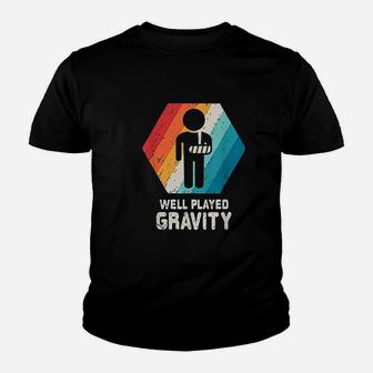 Well Played Gravity Youth T-shirt | Crazezy UK