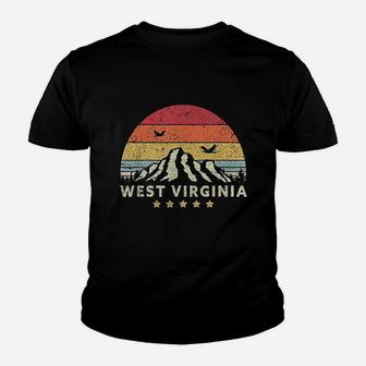 West Virginia Retro Style Wv Usa Youth T-shirt | Crazezy CA