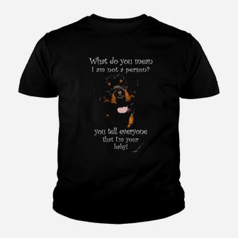 What Do You Mean Youth T-shirt - Monsterry UK