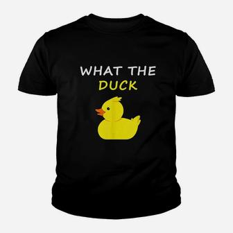 What The Duck Funny Duck Saying Youth T-shirt - Thegiftio