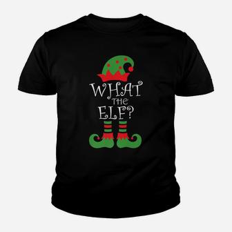 What The Elf Family Matching Funny Christmas Outfit Youth T-shirt | Crazezy UK