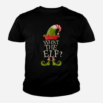 What The Elf Group Matching Family Christmas Gift Outfit Youth T-shirt | Crazezy CA