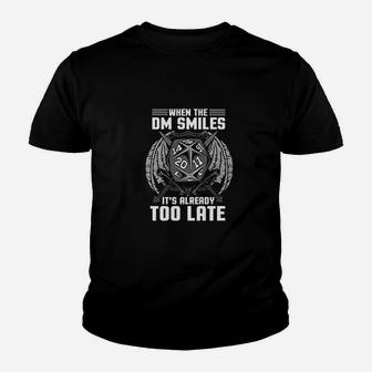 When The Dm Smiles It Is Already Too Late Youth T-shirt | Crazezy AU