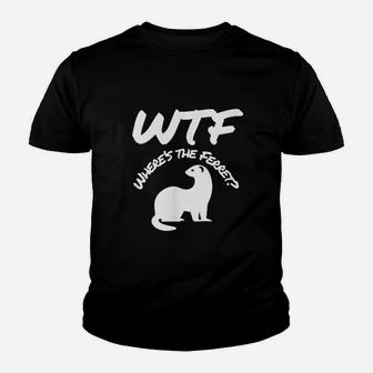 Where Is The Ferret Youth T-shirt | Crazezy