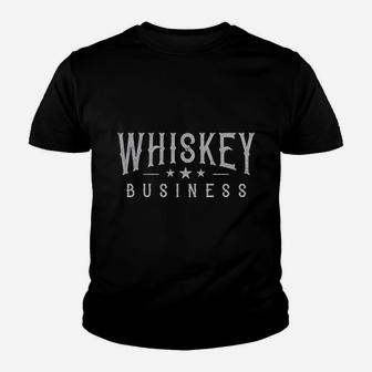 Whiskey Business Funny Drinking Drunk Party Vintage Youth T-shirt | Crazezy UK