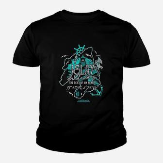 Whisky Design Islay Peat Of My Heart Funny Quote Whisky Youth T-shirt | Crazezy