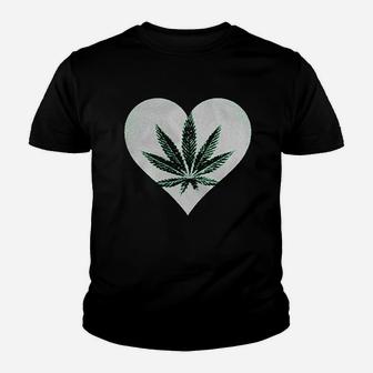 White Heart Love Youth T-shirt | Crazezy AU