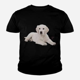 White Labrador Retriever Shirt Yellow Love Lab Mom Dog Dad Youth T-shirt | Crazezy AU