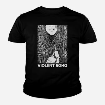 White Violent Arts Soho Music Essential Legends Live Forever Youth T-shirt | Crazezy DE