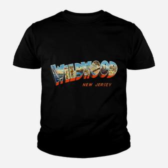 Wildwood New Jersey Nj Retro Vintage Hoodie Youth T-shirt | Crazezy