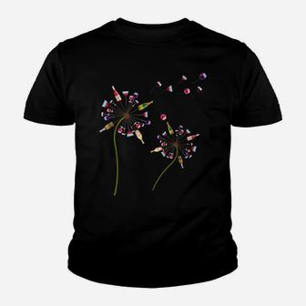 Wine Dandelion Drinking - Funny Wine And Dandelion Lover Youth T-shirt | Crazezy UK