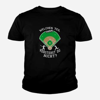 Witziges Baseball-Kinder Tshirt Welchen Teil verstehst du nicht? für Fans - Seseable