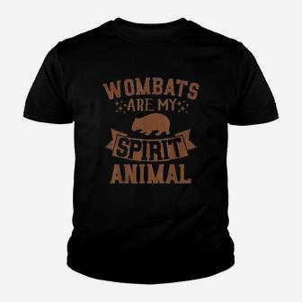 Wombats Are My Spirit Animal Youth T-shirt | Crazezy DE