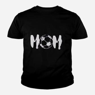 Women Soccer Mom Motherhood Graphic Off Shoulder Tops Youth T-shirt | Crazezy