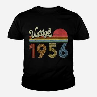 Womens 1956 Birthday Gift Vintage Born Made 1956 Retro Sunset Youth T-shirt | Crazezy DE