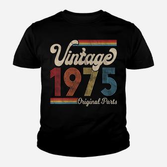 Womens 1975 Vintage 1975 Birthday Gift Men Women Born Made 1975 Youth T-shirt | Crazezy UK