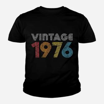 Womens 1976 Vintage 1976 Gift For Men Women Made Born In 1976 Youth T-shirt | Crazezy