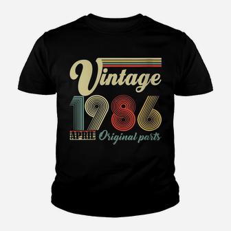Womens 35 Years Old - Made In April 1986 - Vintage 35Th Birthday Youth T-shirt | Crazezy