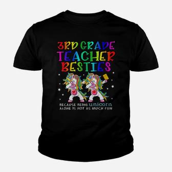 Womens 3Rd Third Grade Teacher Besties Teacher's Day Best Friend Youth T-shirt | Crazezy AU