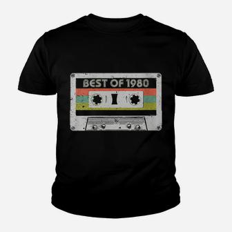 Womens 40Th Bday 40 Years Old Made In 1980 Vintage 40Th Birthday Youth T-shirt | Crazezy