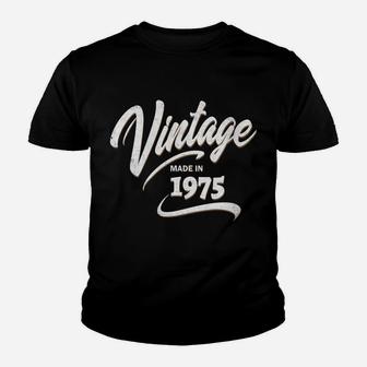 Womens 45Th Birthday Gift Vintage Made In 1975 For Men Women Youth T-shirt | Crazezy