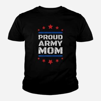 Womens 4Th July Clothing - Proud Army Mom Us Patriot Youth T-shirt | Crazezy UK