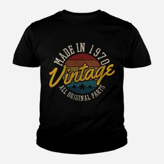 Womens 50Th Birthday Gift Vintage Made In 1970 50 Years Old Funny Youth T-shirt | Crazezy UK
