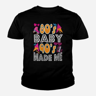Womens 80S Baby 90S Made Me Shirt Funny Vintage Retro Graphic Youth T-shirt | Crazezy