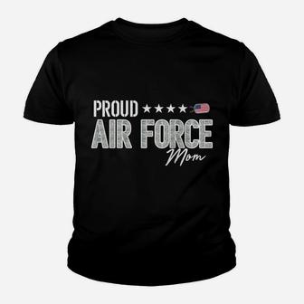 Womens Abu Proud Air Force Mom For Mothers Of Airmen Raglan Baseball Tee Youth T-shirt | Crazezy