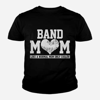 Womens Band Mom Funny High School Marching Band Proud Mother Gift Youth T-shirt | Crazezy DE
