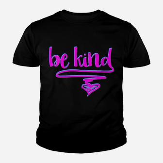 Womens Be Kind With Heart Anti-Bullying Kindness Team Bully Humor Youth T-shirt | Crazezy