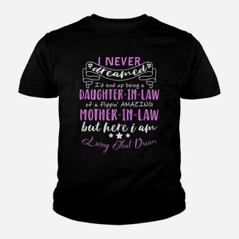 Womens Birthday Or Xmas Gift From Mother-In-Law To Daughter-In-Law Youth T-shirt | Crazezy DE