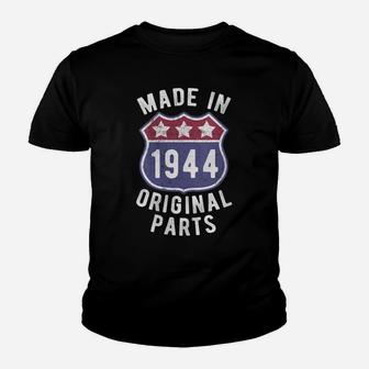 Womens Born In 1944 Vintage Made In 1944 Original Parts Birth Year Youth T-shirt | Crazezy DE