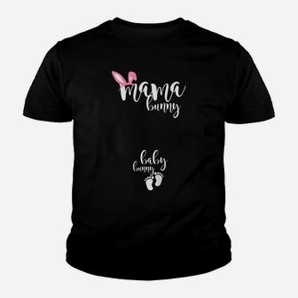 Womens Bunny Mom Gift Mama Bunny Baby Bunny Easter Pregnancy Youth T-shirt | Crazezy DE