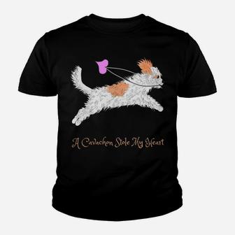 Womens Cavachon Dog Owner Themed Gift Mum Dad Child Gifts Youth T-shirt | Crazezy CA