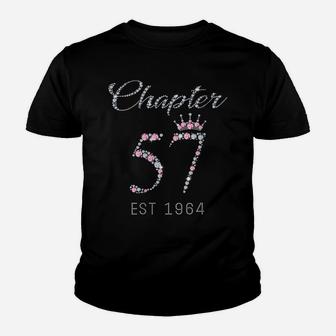 Womens Chapter 57 Est 1964 57Th Birthday Tee Gift For Womens Youth T-shirt | Crazezy DE