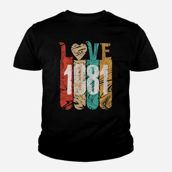 Womens Classic Love 1981 Best Year Cool Perfect Gift Special Legend Youth T-shirt | Crazezy