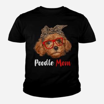 Womens Funny Poodle Mom Gift For Dog Lovers - Mother's Day Gift Youth T-shirt | Crazezy CA