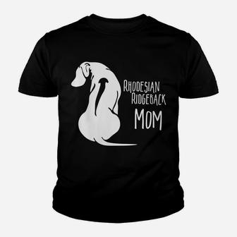 Womens Funny Proud Rhodesian Ridgeback Mom Gift Present Dog Youth T-shirt | Crazezy UK
