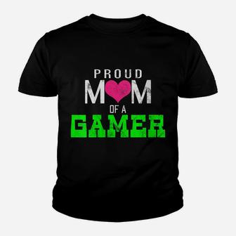 Womens Gaming Video Game Player Proud Mom Youth T-shirt | Crazezy CA